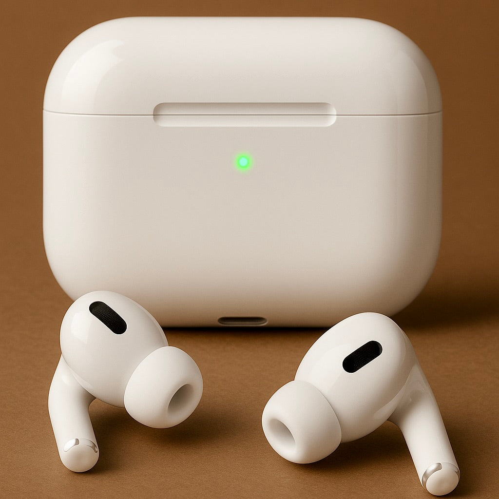 Wireless Bluetooth Earbuds with Charging Case – High Bass, Noise Cancellation & Long Battery Backup