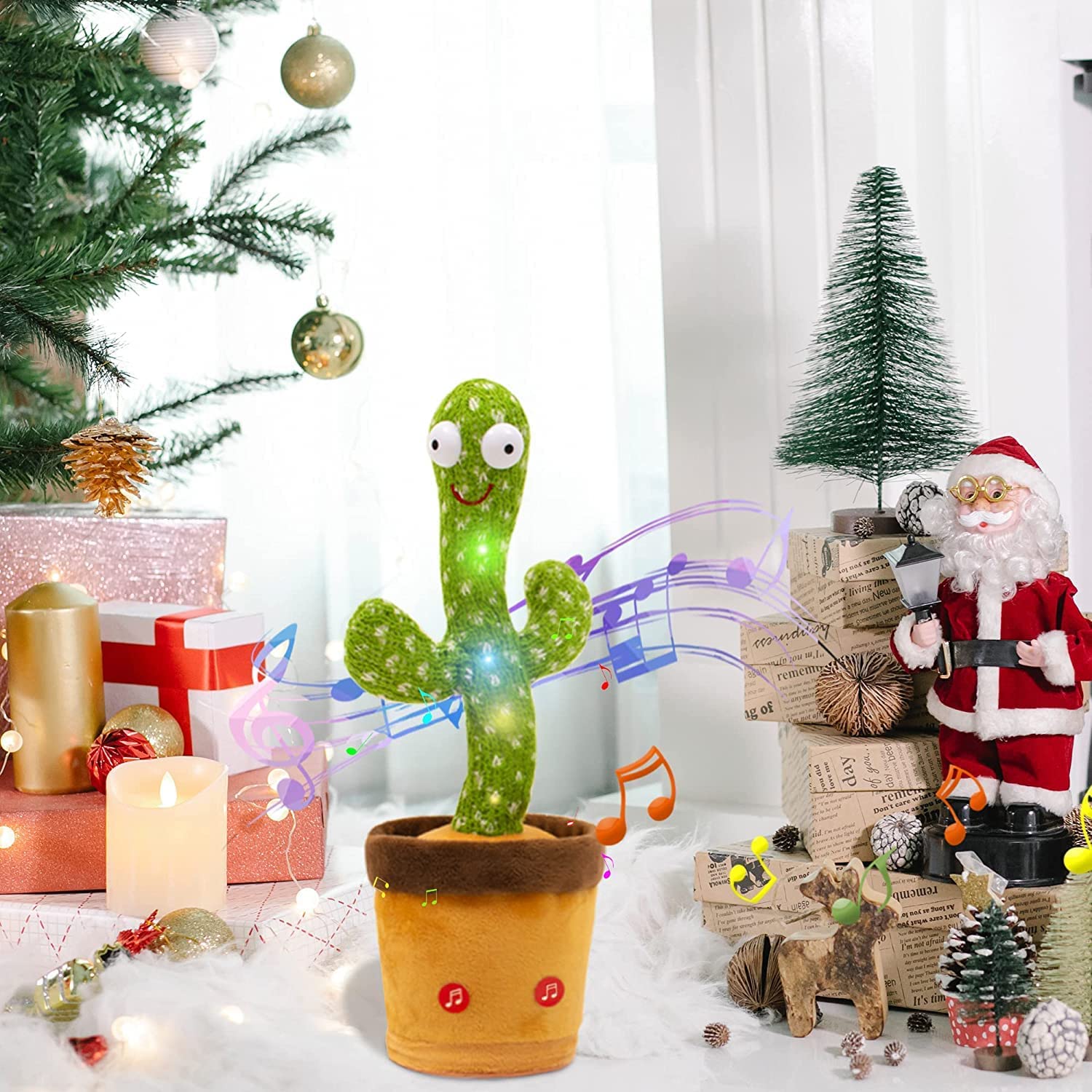 Dancing Cactus Toy with Talking & Recording Function