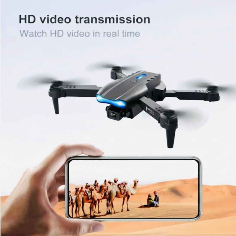 Foldable 4K GPS Drone with Dual Batteries and Carrying Case