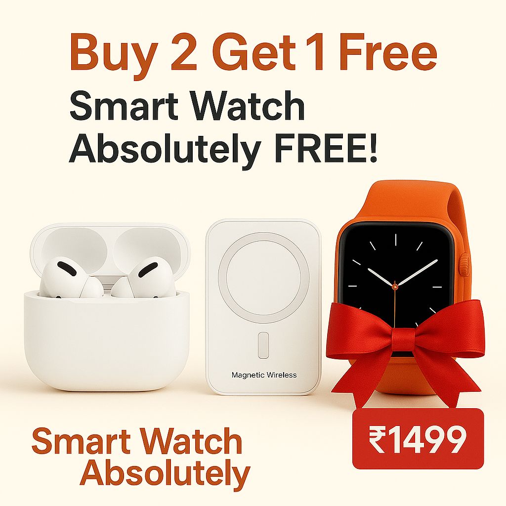 Buy 2 Get 1 FREE – Smartwatch Gift Offer 🎁🔥