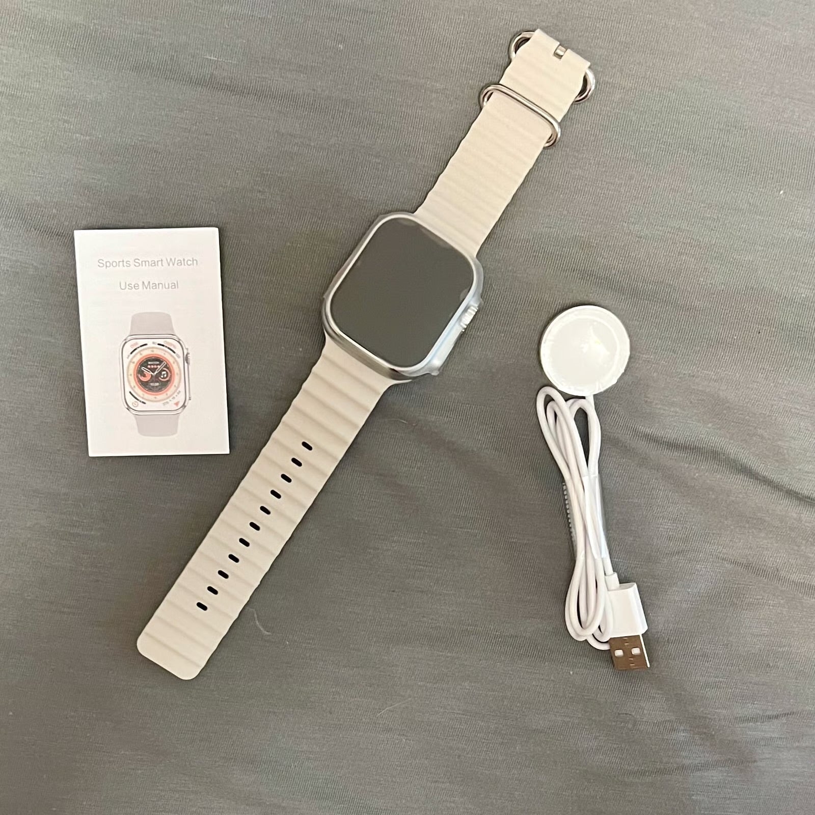 Smart Watch with Extra Straps & Magnetic Charger | Fitness Tracker, Heart Rate Monitor, Sleep Tracking, Notifications & Waterproof Design