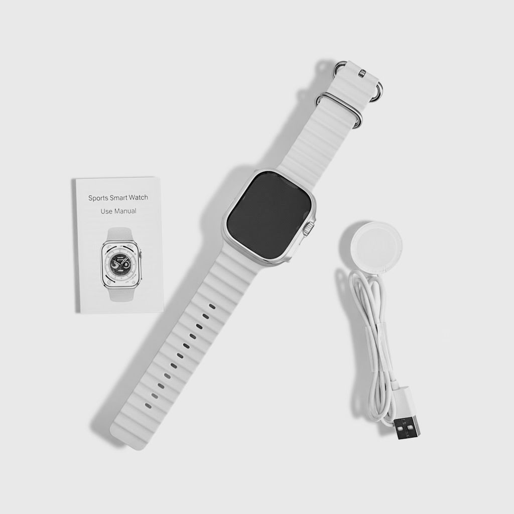 Smart Watch with Extra Straps & Magnetic Charger | Fitness Tracker, Heart Rate Monitor, Sleep Tracking, Notifications & Waterproof Design