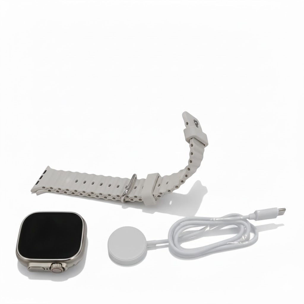 Smart Watch with Extra Straps & Magnetic Charger | Fitness Tracker, Heart Rate Monitor, Sleep Tracking, Notifications & Waterproof Design