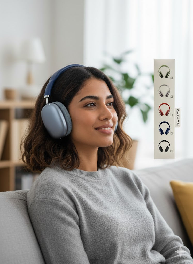 Premium Over-Ear Wireless Headphones with Soft Earcup Cushions